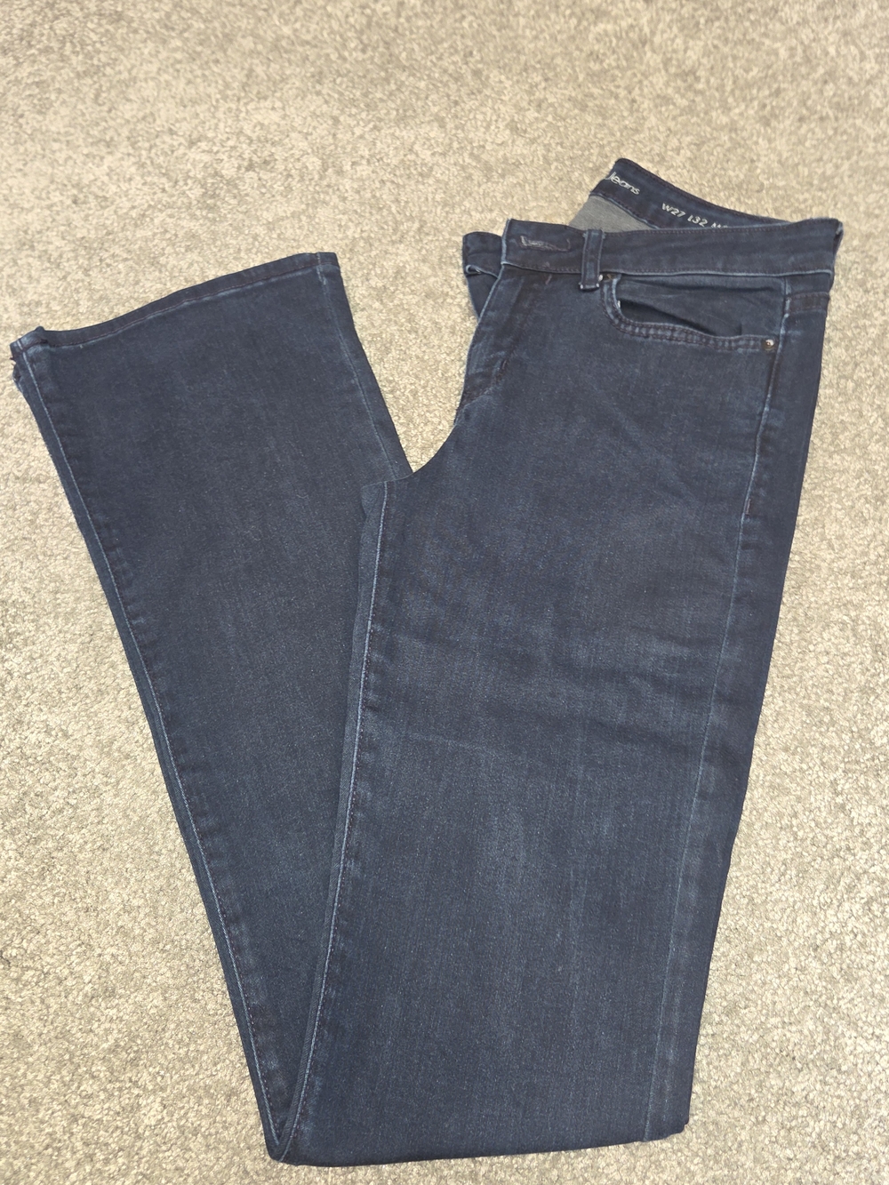 Calvin Klein Women's Dark Blue Boot Leg Jeans - W27 L32